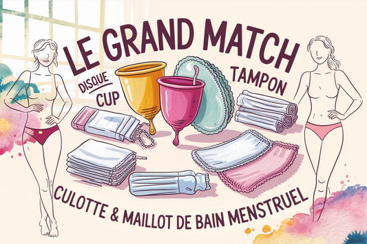 Comparatif de toutes les protections menstruelles