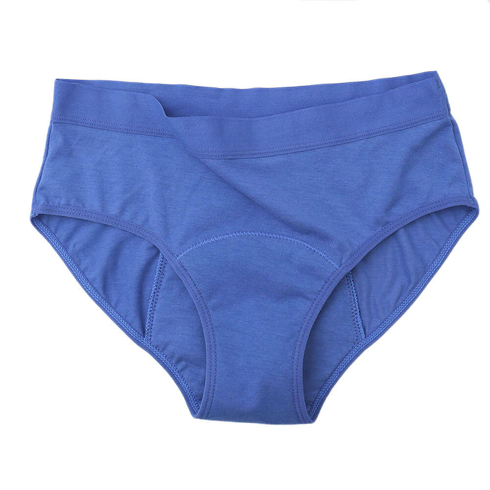 Culotte Menstruelle Bambou Bleu