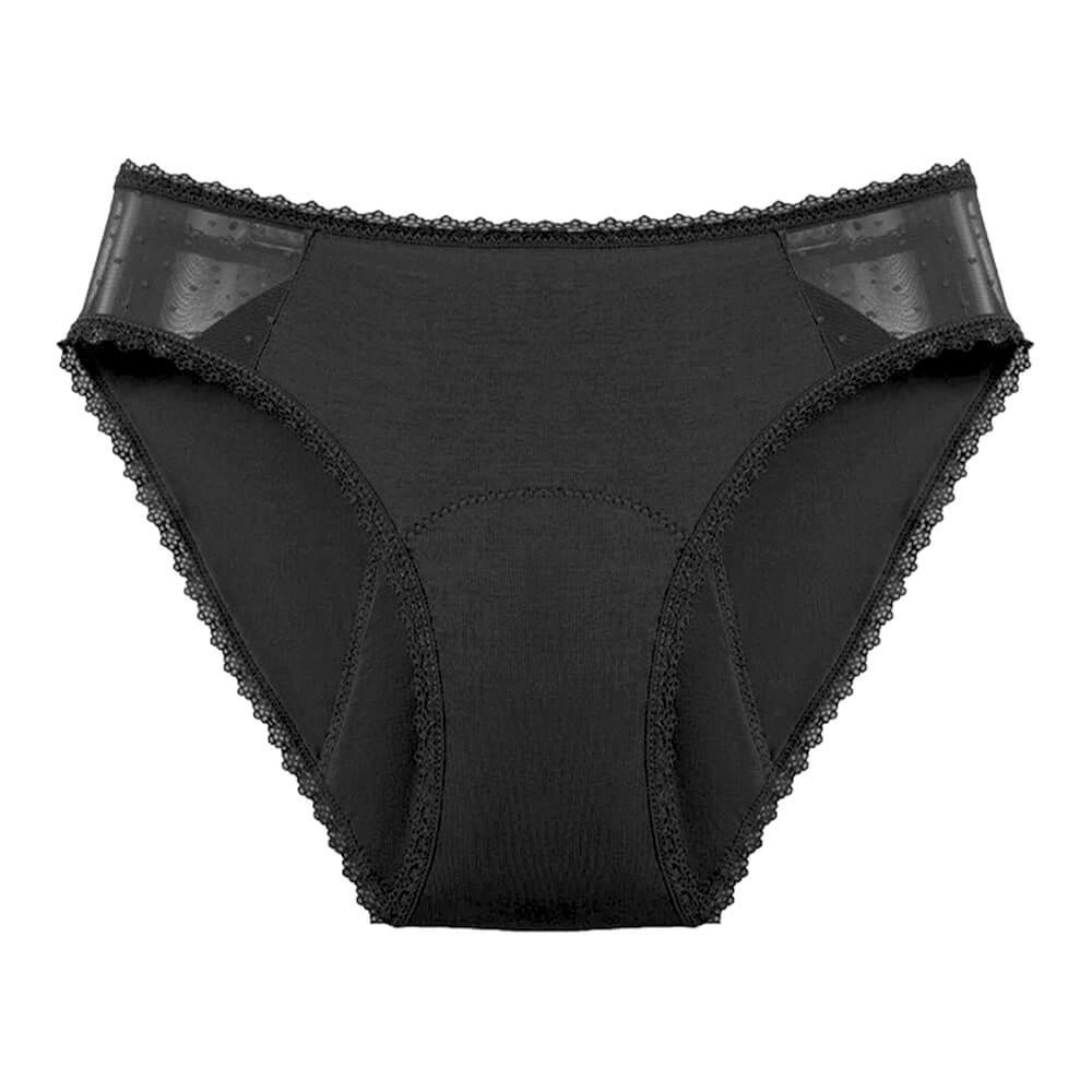 Culotte Menstruelle Bambou Emma Noir