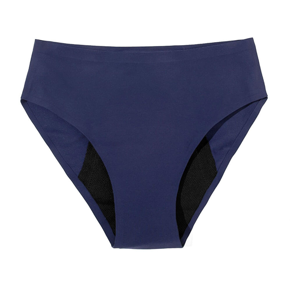 Culotte Menstruelle Sans Couture Bleue