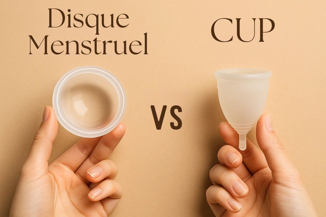 Comparatif entre une cup menstruelle et un disque menstruel