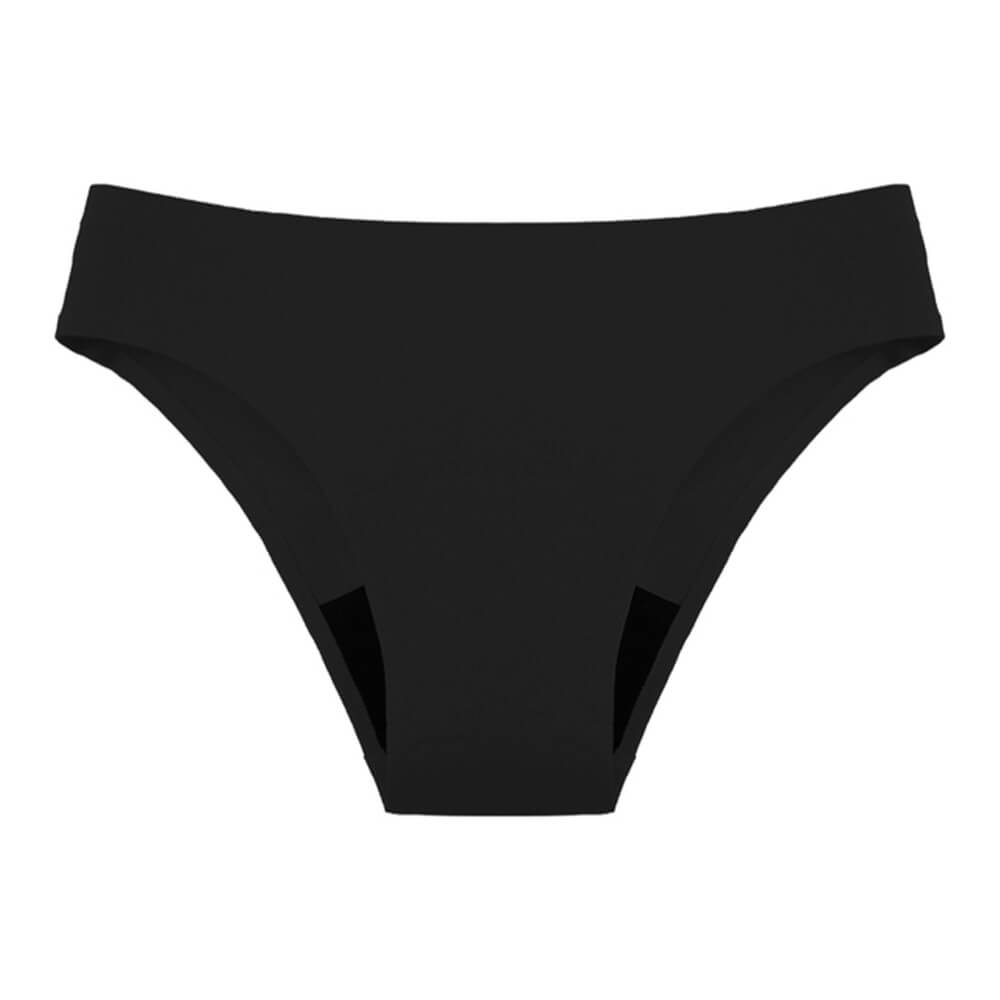 Schwarzer Bikini für Teenager, Menstruationsbadebekleidung