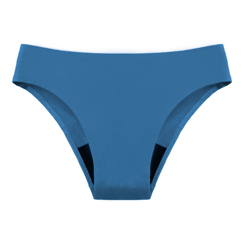 Costume da bagno adolescente mestruale bikini blu