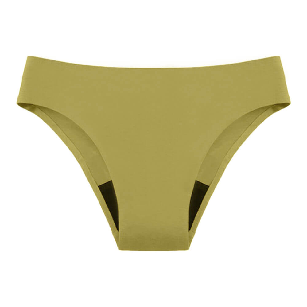 Teen Menstrual Swimwear khaki bikini