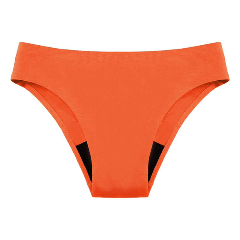 costume da bagno mestruale teenager bikini arancione