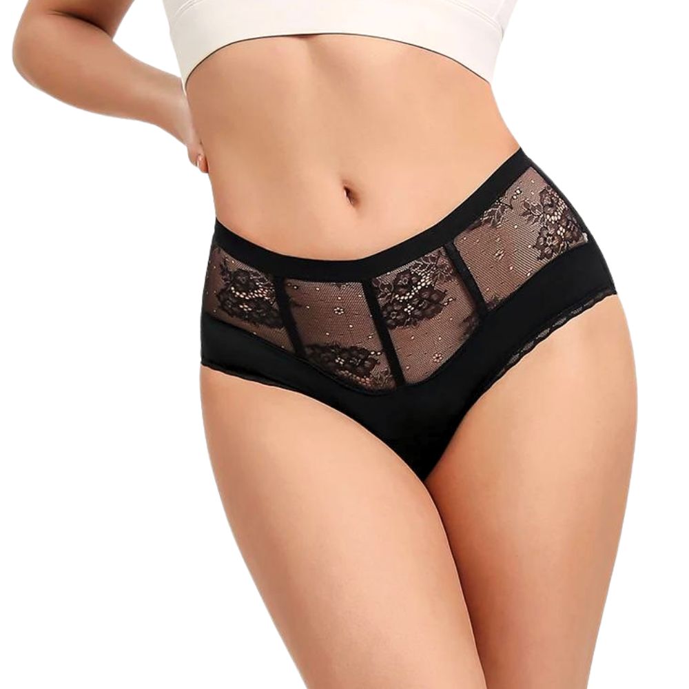Front view of NORA lace Period Panties