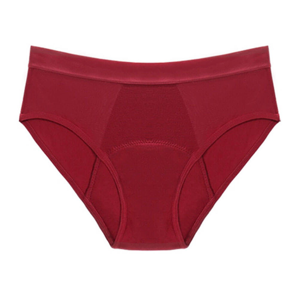 Culotte Menstruelle Bambou rouge