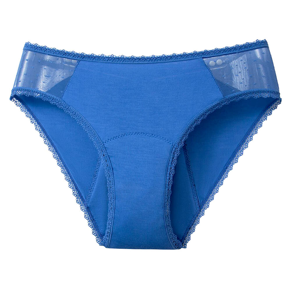 Emma Bamboo Period Panties Blue