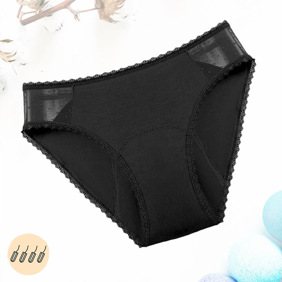 Bas De Maillot De Bain Menstruel Femme - Taille Haute, Protection Anti-fuite, Idéal Pour Piscine Et Plage