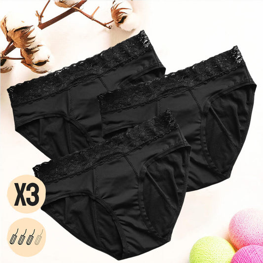 lot de 3 culottes menstruelles adèle